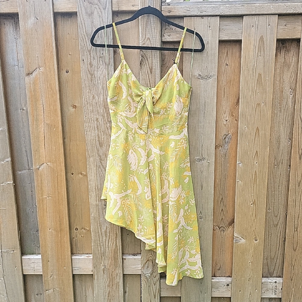 Guess Yellow Sundress with Spaghetti Straps